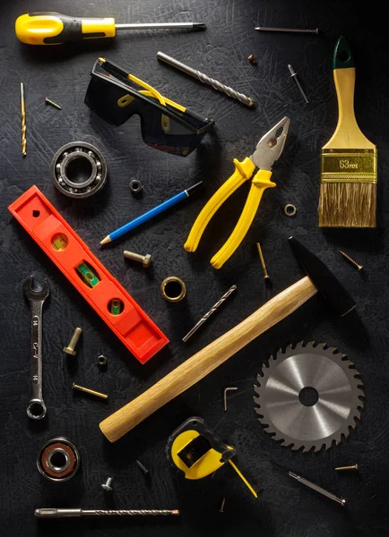 Készlet-ból szerszámok és eszközök — Stock Fotó