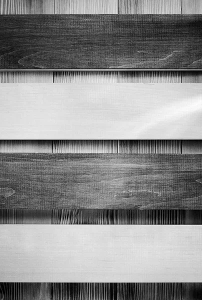 Pranchas de madeira em linha — Fotografia de Stock