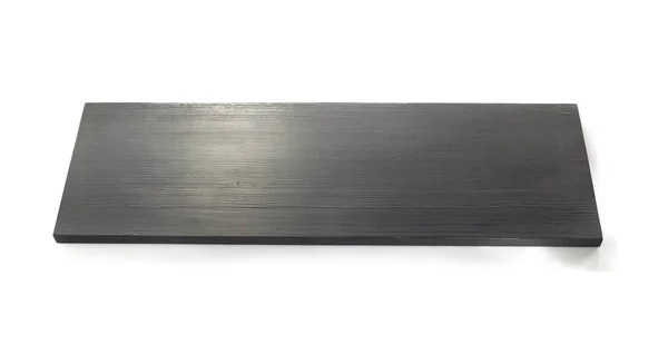 Czarny deska drewniany — Zdjęcie stockowe