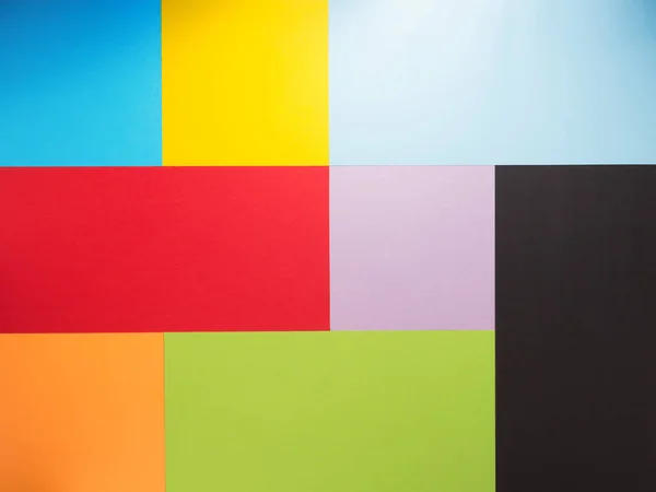 Abstraktní barevné papírové šablony — Stock fotografie