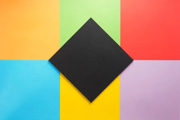 Abstraktní barevné papírové šablony — Stock fotografie