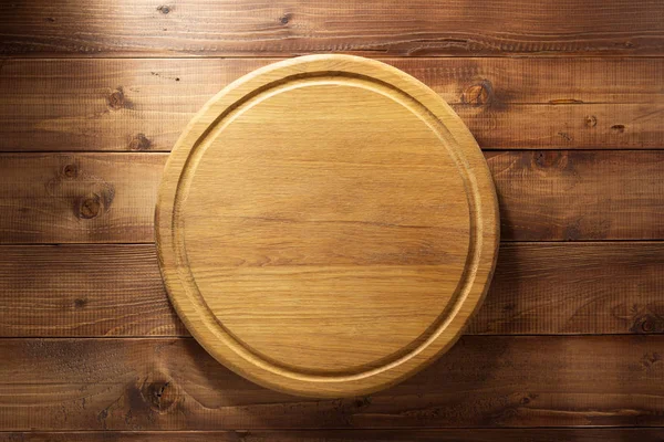 Tabla de cortar en tablones de madera — Foto de Stock