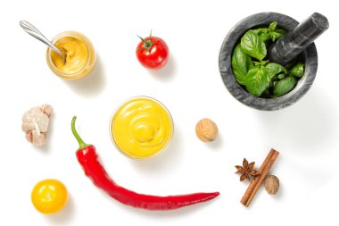 DIP soslar ve baharat beyaz set