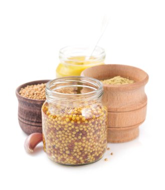 Beyaz hardal sosu koleksiyonu