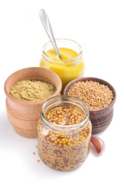 Beyaz hardal sosu koleksiyonu