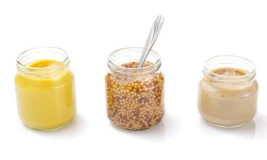 Beyaz hardal sosu koleksiyonu