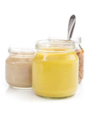 Beyaz hardal sosu koleksiyonu