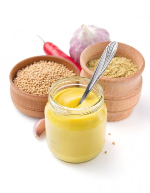 Beyaz hardal sosu koleksiyonu