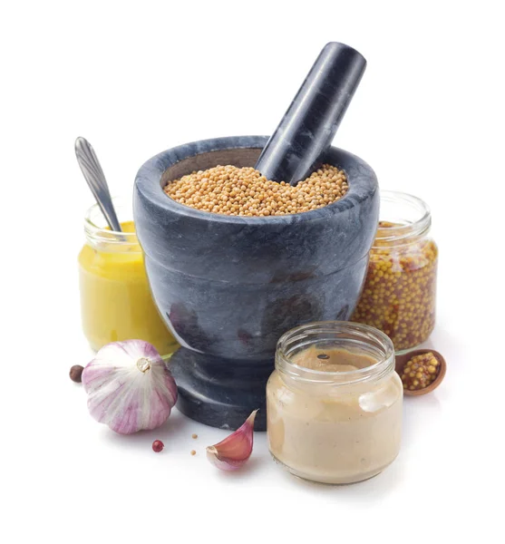 Beyaz hardal sosu koleksiyonu