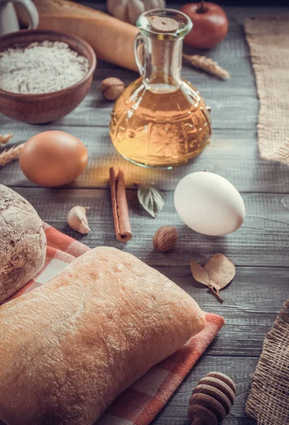 Bröd och bageri produkter — Stockfoto