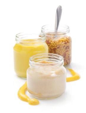 Beyaz hardal sosu koleksiyonu