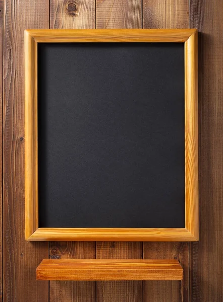 Foto foto frame en wand plank — Stockfoto