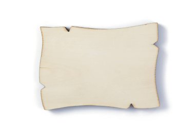 ahşap tabela üzerinde beyaz izole 