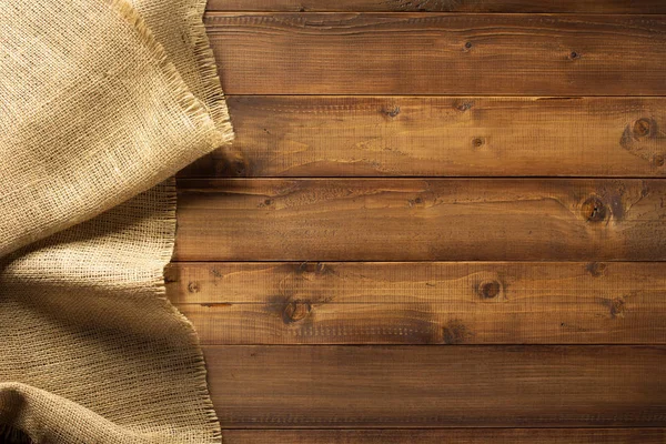 Çuval bezi kendir ehlileştirmek Wood — Stok fotoğraf