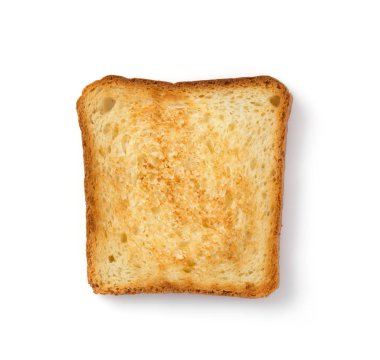 Dilimlenmiş ekmek üzerine beyaz izole 