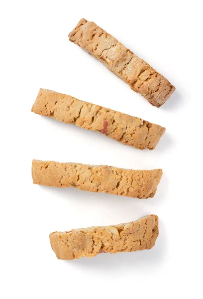 Biscotti isolati su bianco — Foto Stock