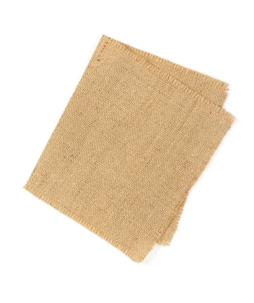Cloth napkin isolated on white — Stock Photo, Image