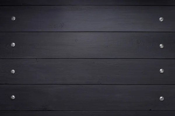 Black wooden background as texture surface — Stock Photo, Image