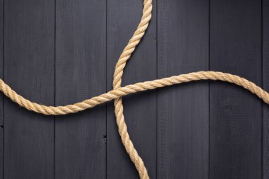 ahşap arka plan, gemi halatı
