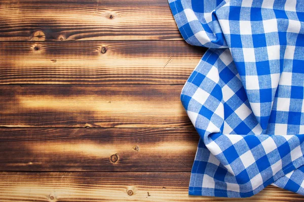 Checked cloth napkin or tablecloth — Stock Photo, Image