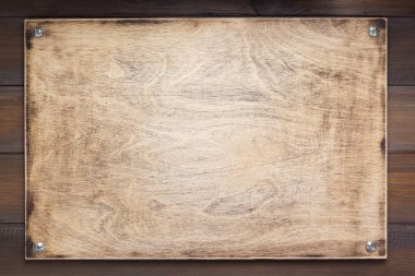 isim plakası ahşap arkaplan dokusunda