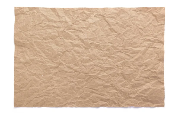 Feuille de papier avec des pages vides à fond blanc — Photo