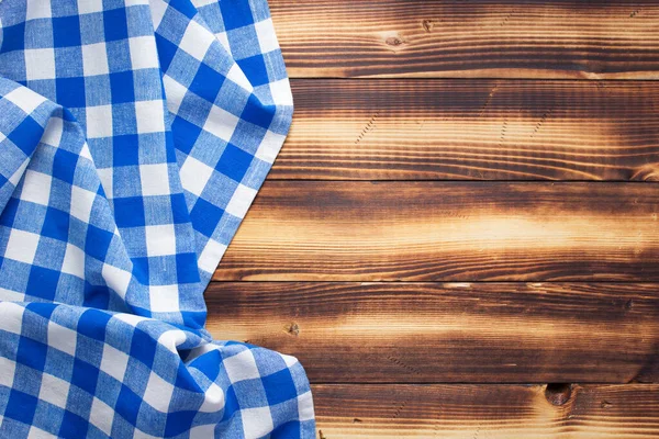 Checked cloth napkin or tablecloth — Stock Photo, Image
