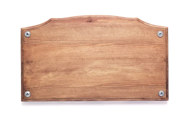 Placa de madera o letrero de pared — Foto de Stock