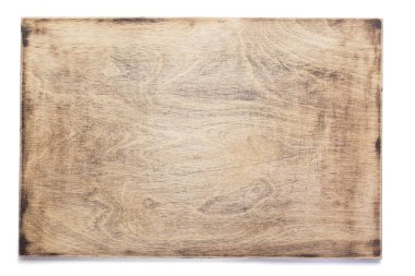 Tahta isim levhası veya duvar işareti beyaz arkaplanda izole edildi