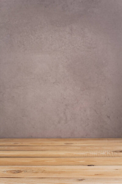 Wooden table plank board background as texture surface, front view