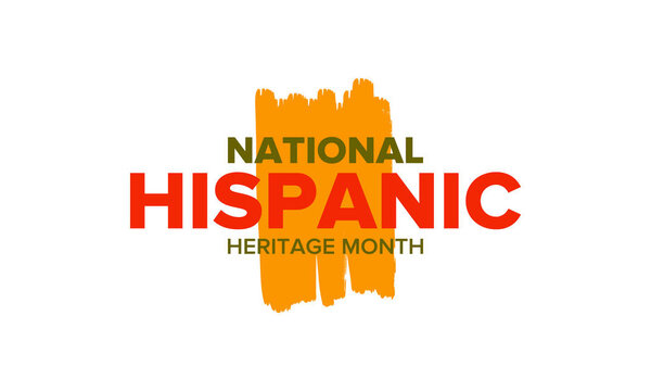 Национальный месяц латиноамериканского наследия в сентябре и октябре. Латиноамериканская и латиноамериканская культура. Празднуйте ежегодный праздник в США. Плакат, открытка, баннер и фон. Векторная иллюстрация
