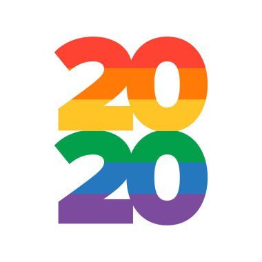 Haziran ayında LGBT Gurur Ayı. Lezbiyen Gey Biseksüel Transseksüel. Yıllık kutlama. LGBT bayrağı. Gökkuşağı aşk konsepti. İnsan hakları ve hoşgörü. Poster, kart, afiş ve geçmiş. Vektör ilüstrasyonu