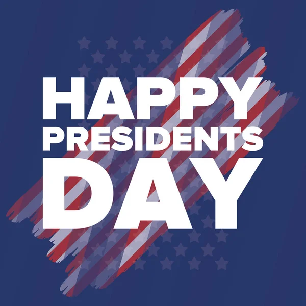 Днем Президента Соединенных Штатах День Рождения Вашингтона Федеральный Праздник Америке — стоковый вектор