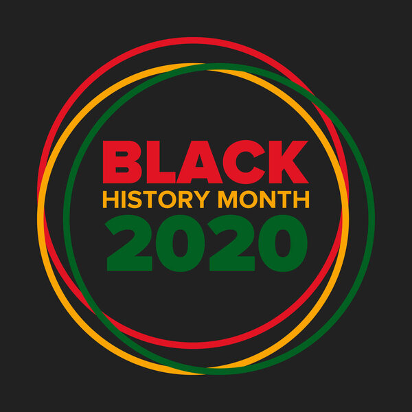 Black History Month. African American History. Celebrated annual. In February in United States and Canada. In October in Great Britain. Poster, card, banner, background. Vector illustration