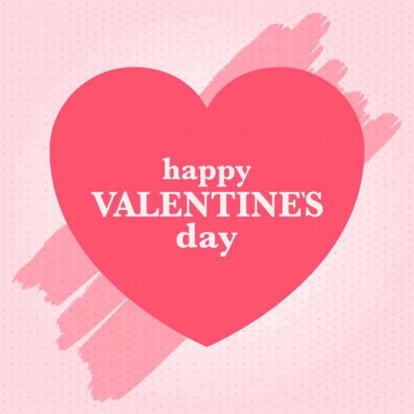 Fijne Valentijnsdag Vier Jaarlijks Februari Romantische Vakantie Voor Koppelliefhebbers Valentijnskaart — Stockvector