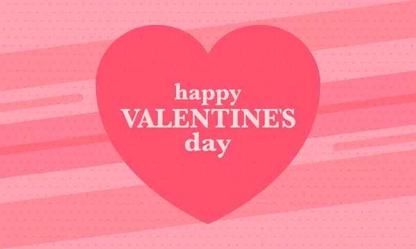 Happy Valentines Day Celebrate Annual February Romantic Holiday Couple Lovers — 스톡 벡터