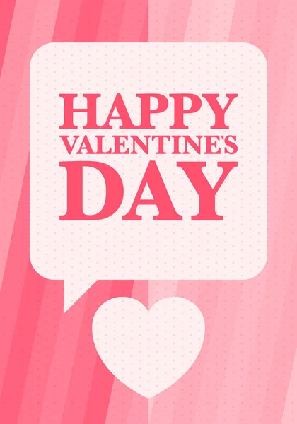 Happy Valentines Day Celebrate Annual February Romantic Holiday Couple Lovers — Stok Vektör