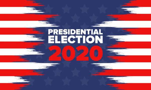 Elecciones Presidenciales 2020 Estados Unidos Día Votación Noviembre Elecciones Estadounidenses — Archivo Imágenes Vectoriales