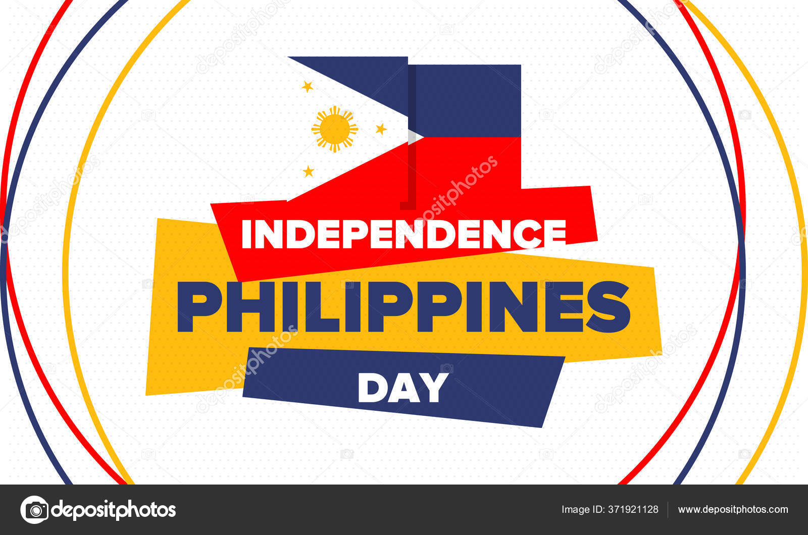 Philippines Independence Day Celebrated Annually June Philippines Happy National Holiday Vector Image By C Scoutori Vector Stock 371921128