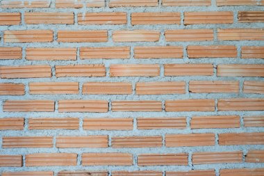 Kahverengi katı tuğla duvar doku arka plan