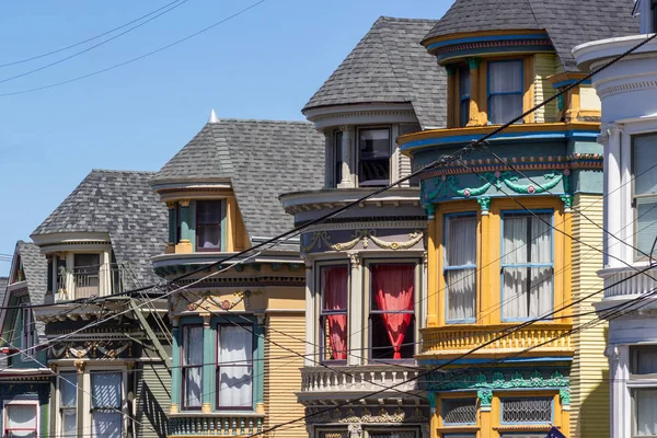 San Francisco, Ca, Usa, Eylül 05, 2019: San Francisco, Haight Ashbury 'deki binalar