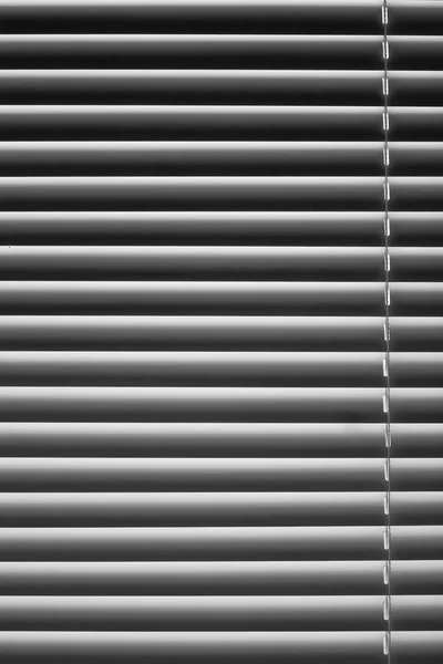 White horizontal blinds on the window create a rhythm_ — Stockfoto
