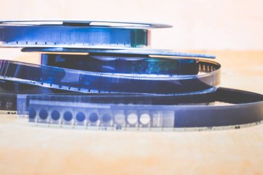  Müze Sergi: bobin ile eski bir film, bir filme çekilen bir film