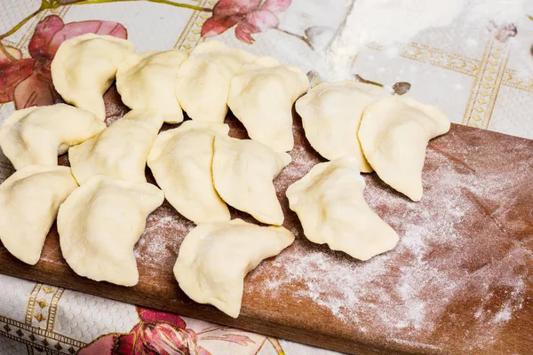 Dumplings: delicious homemade food, healthy and nutritious food_ — Stock Photo, Image