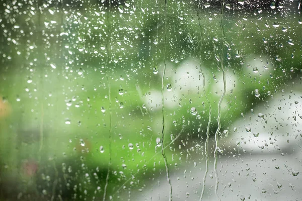 drops of rain on the glass, bad weather, sadness and melancholy_