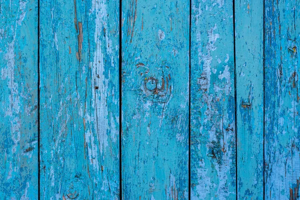 Tableros azules viejos con pintura en mal estado - fondo y textura _ —  Fotos de Stock