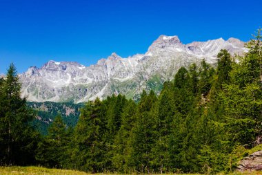 Güzel dağ manzarası, Alpe Devero, İtalya