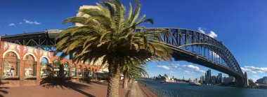 Sydney Harbour Bridge Sydney New South Wales a panoramik görünüm