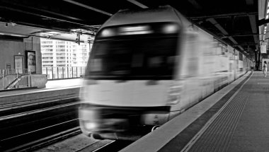 Sydney trenler engin Circular Quay istasyonu Sydney Australia