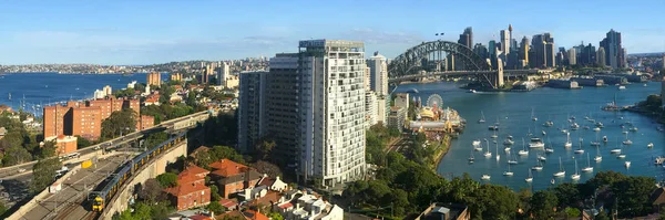 Panoramatický pohled Panorama Sydney — Stock fotografie